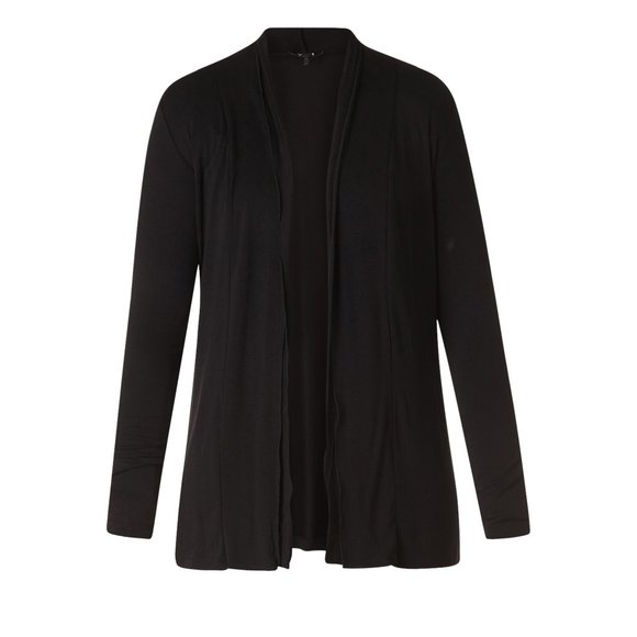 Yest Yessica Short Cardigan Sweater Black Size 4 - Picture 4 of 6